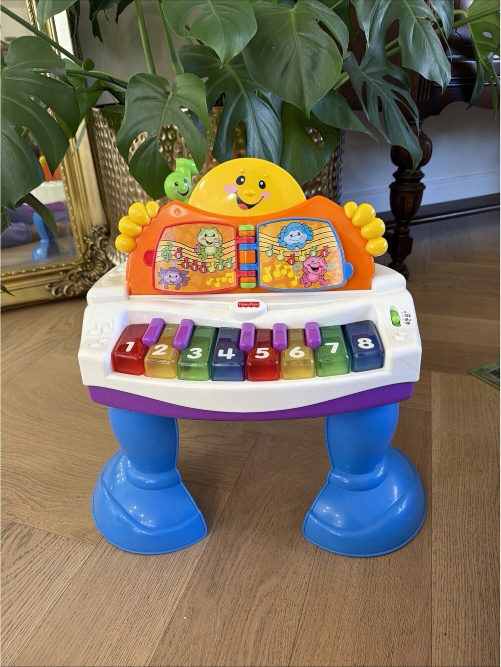 Fisher Price Grand Piano Baby Toddler Laugh Learn Interactive Musical Toy Works